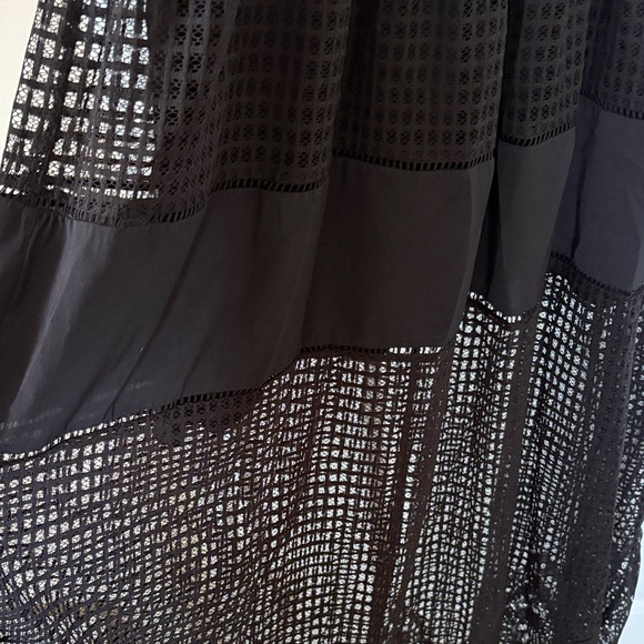 bebe Black Lace Maxi Dress - Picture 5 of 6